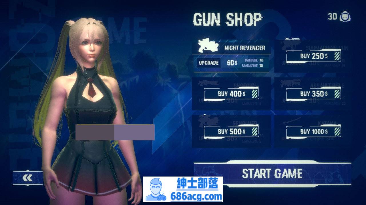 【3D动作/ACT/全动态】赛博女孩：绅士丧尸 STEAM官方中文步兵版【新作/CV/2G】-破次元